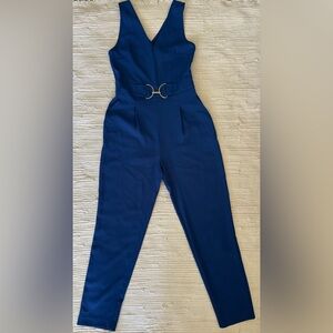 Mango Royal Blue Jumpsuit